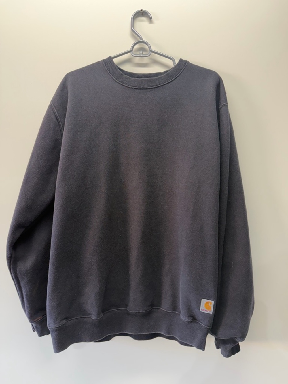 Carhartt Men’s Crewneck Sweatshirt - Charcoal Black